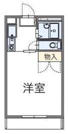 レオパレスラ・クロシェットの物件間取画像